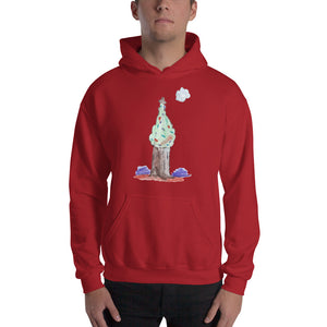 Men's Hoodies Heavy Blend Hooded Sweatshirt. Christmas tree. ©