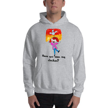 Load image into Gallery viewer, Men&#39;s Hoodies Heavy Blend Hooded Sweatshirt. Have you seen my chicken? (black lettering) ©