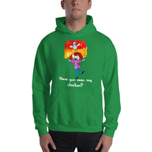 Load image into Gallery viewer, Men&#39;s Hoodies Heavy Blend Hooded Sweatshirt. Have you seen my chicken? (white lettering) ©