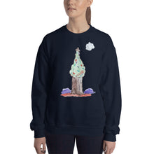 Load image into Gallery viewer, Women&#39;s Gildan Sweatshirt Unisex Heavy Blend Crew-neck Sweatshirt. Christmas tree. ©