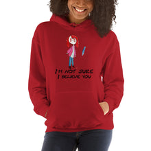Load image into Gallery viewer, Women's Hoodies Heavy Blend Hooded Sweatshirt. I'm not sure I believe you. (black lettering) ©