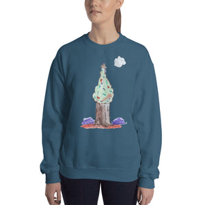 Women's Gildan Sweatshirt Unisex Heavy Blend Crew-neck Sweatshirt. Christmas tree. ©