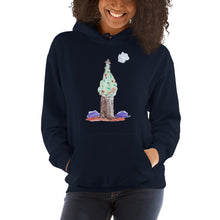 Load image into Gallery viewer, Women's Hoodies Heavy Blend Hooded Sweatshirt.. Christmas tree. ©
