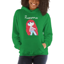 Load image into Gallery viewer, Women's Hoodies Heavy Blend Hooded Sweatshirt. Pineapple. (white lettering) ©