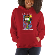 Load image into Gallery viewer, Women's Hoodies Heavy Blend Hooded Sweatshirt. I have the creative gene. (white lettering) ©