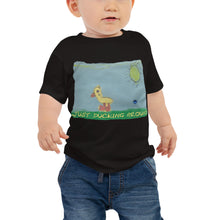 Load image into Gallery viewer, Baby T-shirt Bella + Canvas Baby Jersey Short Sleeve Tee with Tear Away Label. Just ducking around. ©