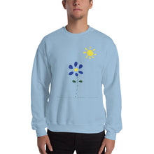 Load image into Gallery viewer, Men&#39;s Sweatshirt Unisex Heavy Blend Crewneck Sweatshirt. Sun, flower. ©