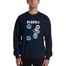 Load image into Gallery viewer, Men&#39;s Sweatshirt Unisex Heavy Blend Crewneck Sweatshirt. Bubbles. (white lettering) ©