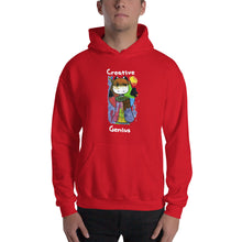 Load image into Gallery viewer, Men&#39;s Hoodies Heavy Blend Hooded Sweatshirt. Creative Genius. (white lettering) ©