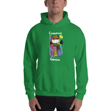 Load image into Gallery viewer, Men&#39;s Hoodies Heavy Blend Hooded Sweatshirt. Creative Genius. (white lettering) ©