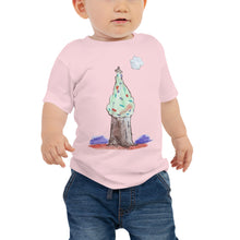 Load image into Gallery viewer, Baby T-shirt Bella + Canvas Baby Jersey Short Sleeve Tee with Tear Away Label. Christmas tree. ©