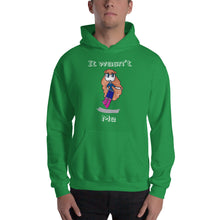 Load image into Gallery viewer, Men&#39;s Hoodies Heavy Blend Hooded Sweatshirt. It wasn&#39;t me. (white lettering) ©