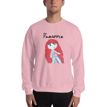 Load image into Gallery viewer, Men&#39;s Sweatshirt Unisex Heavy Blend Crewneck Sweatshirt. Pineapple. (black lettering) ©