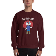 Load image into Gallery viewer, Men&#39;s Sweatshirt Unisex Heavy Blend Crewneck Sweatshirt. So What! (white lettering) ©