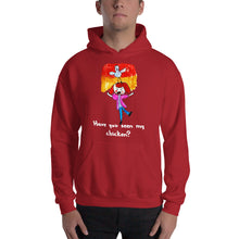 Load image into Gallery viewer, Men&#39;s Hoodies Heavy Blend Hooded Sweatshirt. Have you seen my chicken? (white lettering) ©