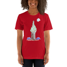 Load image into Gallery viewer, Women's T-shirts Short Sleeve Jersey T-Shirt. Christmas tree. ©