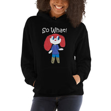Load image into Gallery viewer, Women's Hoodies Heavy Blend Hooded Sweatshirt. So What! (white lettering) ©
