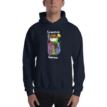 Load image into Gallery viewer, Men&#39;s Hoodies Heavy Blend Hooded Sweatshirt. Creative Genius. (white lettering) ©