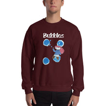 Load image into Gallery viewer, Men&#39;s Sweatshirt Unisex Heavy Blend Crewneck Sweatshirt. Bubbles. (white lettering) ©