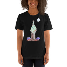 Load image into Gallery viewer, Women's T-shirts Short Sleeve Jersey T-Shirt. Christmas tree. ©