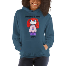 Load image into Gallery viewer, Women's Hoodies Heavy Blend Hooded Sweatshirt. Where's the WIFI. (black lettering) ©