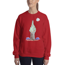 Load image into Gallery viewer, Women&#39;s Gildan Sweatshirt Unisex Heavy Blend Crew-neck Sweatshirt. Christmas tree. ©