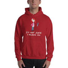 Load image into Gallery viewer, Men&#39;s Hoodies Heavy Blend Hooded Sweatshirt. I&#39;m not sure I believe you. (white lettering) ©