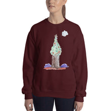 Load image into Gallery viewer, Women&#39;s Gildan Sweatshirt Unisex Heavy Blend Crew-neck Sweatshirt. Christmas tree. ©