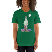 Load image into Gallery viewer, Women's T-shirts Short Sleeve Jersey T-Shirt. Christmas tree. ©