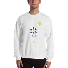 Load image into Gallery viewer, Men&#39;s Sweatshirt Unisex Heavy Blend Crewneck Sweatshirt. Sun, flower. ©