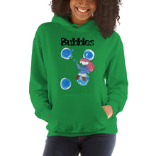 Load image into Gallery viewer, Women's Hoodies Heavy Blend Hooded Sweatshirt.. Bubbles. (black lettering) ©