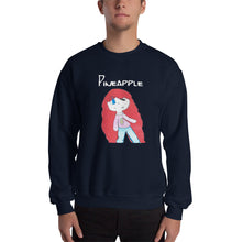 Load image into Gallery viewer, Men&#39;s Sweatshirt Unisex Heavy Blend Crewneck Sweatshirt. Pineapple. (white lettering) ©