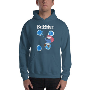 Men's Hoodies Heavy Blend Hooded Sweatshirt. Bubbles. (white lettering) ©