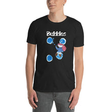 Load image into Gallery viewer, Men&#39;s Gildan T-shirts Unisex Softstyle T-Shirt with Tear Away Label. Bubbles. (white lettering) ©