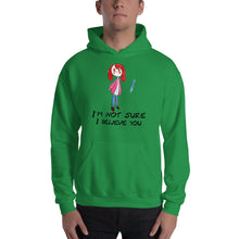 Load image into Gallery viewer, Men&#39;s Hoodies Heavy Blend Hooded Sweatshirt. I&#39;m not sure I believe you. (black lettering) ©