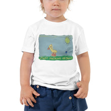 Load image into Gallery viewer, Toddler T-shirt Bella + Canvas Toddler Short Sleeve Tee with Tear Away Label. Just ducking around. ©