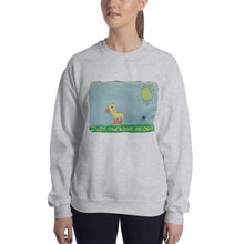 Load image into Gallery viewer, Women&#39;s Gildan Sweatshirt Unisex Heavy Blend Crew-neck Sweatshirt. Just ducking around. ©
