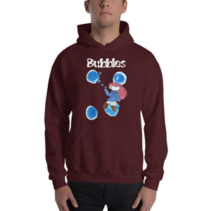 Men's Hoodies Heavy Blend Hooded Sweatshirt. Bubbles. (white lettering) ©