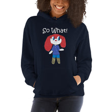 Load image into Gallery viewer, Women's Hoodies Heavy Blend Hooded Sweatshirt. So What! (white lettering) ©