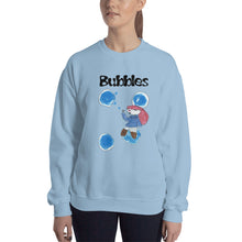 Load image into Gallery viewer, Women&#39;s Gildan Sweatshirt Unisex Heavy Blend Crew-neck Sweatshirt. Bubbles. (black lettering) ©