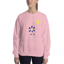 Load image into Gallery viewer, Women&#39;s Gildan Sweatshirt Unisex Heavy Blend Crew-neck Sweatshirt. Sun, flower. ©