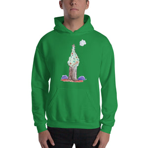 Men's Hoodies Heavy Blend Hooded Sweatshirt. Christmas tree. ©