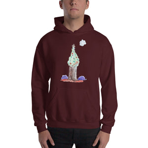 Men's Hoodies Heavy Blend Hooded Sweatshirt. Christmas tree. ©