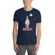 Load image into Gallery viewer, Men&#39;s Gildan T-shirts Unisex Softstyle T-Shirt with Tear Away Label. Christmas Tree. ©