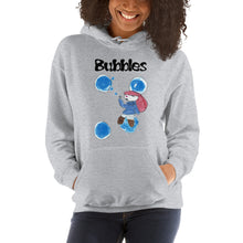 Load image into Gallery viewer, Women's Hoodies Heavy Blend Hooded Sweatshirt.. Bubbles. (black lettering) ©