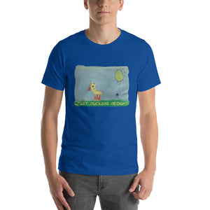 Men's T-shirts Short Sleeve Jersey T-Shirt. Just ducking around. ©