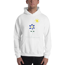 Load image into Gallery viewer, Men&#39;s Hoodies Heavy Blend Hooded Sweatshirt. Sun, flower. ©