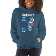 Load image into Gallery viewer, Women's Hoodies Heavy Blend Hooded Sweatshirt.. Bubbles. (white lettering) ©