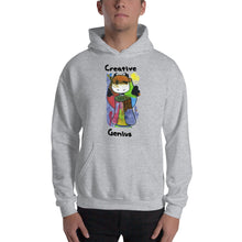 Load image into Gallery viewer, Men&#39;s Hoodies Heavy Blend Hooded Sweatshirt. Creative Genius. (black lettering) ©