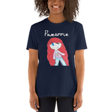 Load image into Gallery viewer, Women&#39;s Gildan T-shirts Unisex Softstyle T-Shirt with Tear Away Label. Pineapple. (white lettering) ©